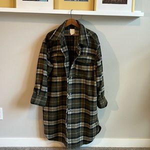 ✨Long plaid HM Shacket oversized fit